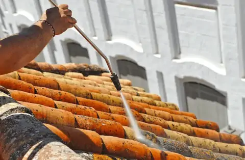 Nettoyage de toitures - Entrevaux